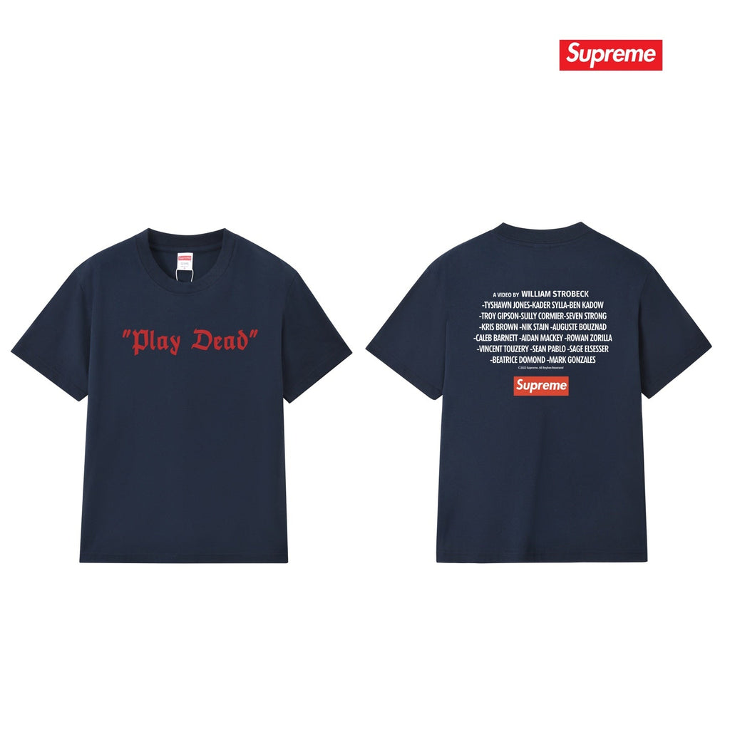 Letter Print Unisex Cotton T-Shirt THOM TREND