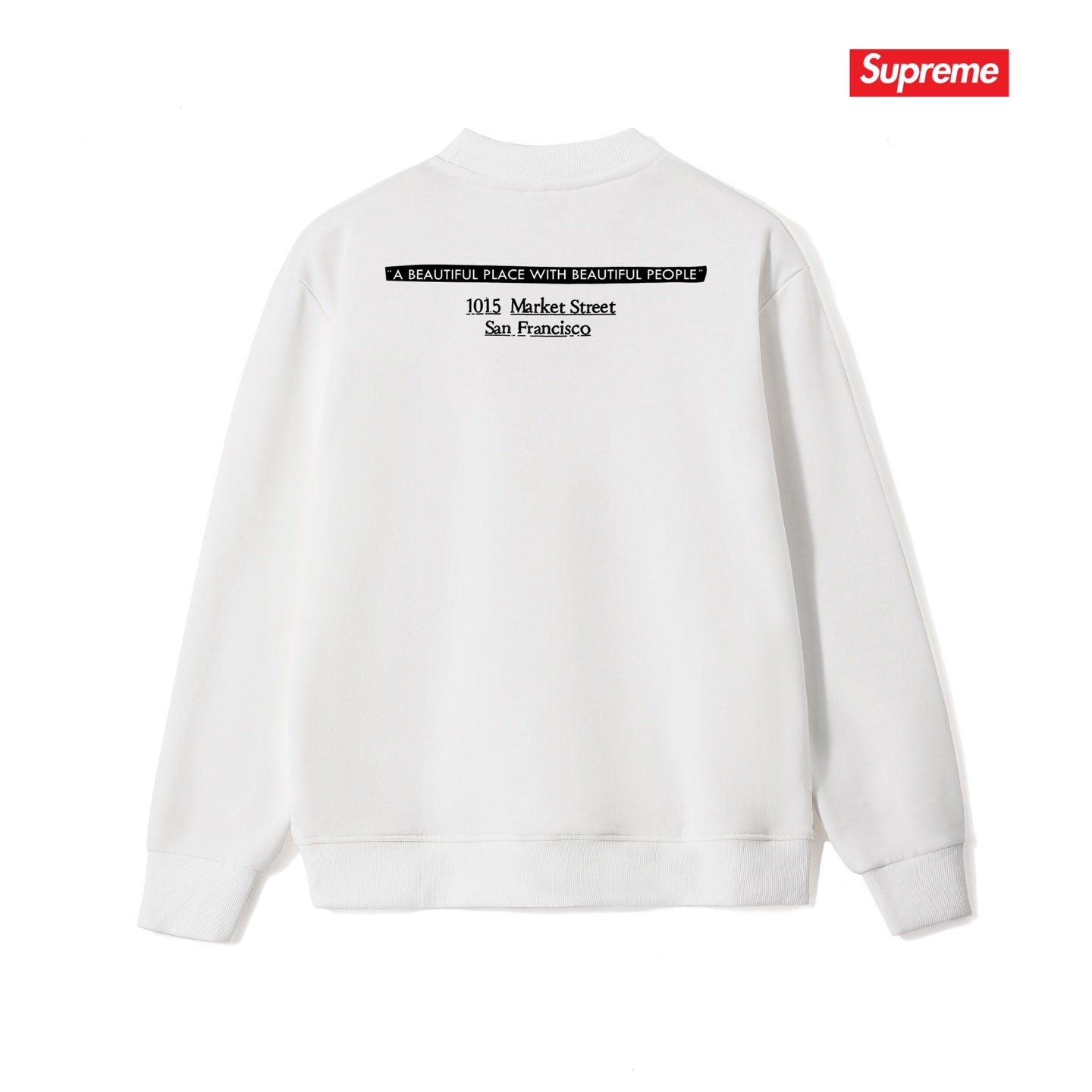 Classic Print Crew Neck Sweatshirt THOM TREND