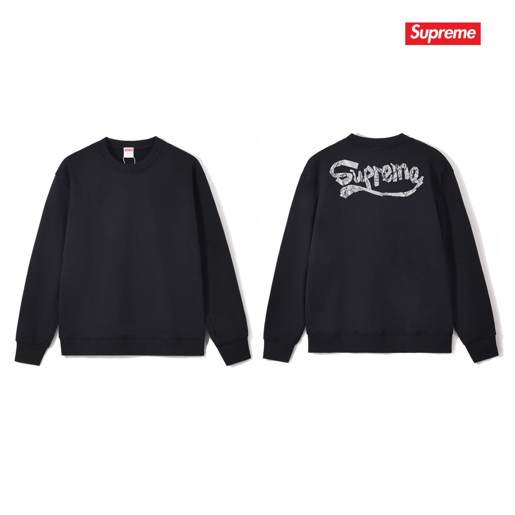 Logo Print Crewneck Sweatshirt THOM TREND