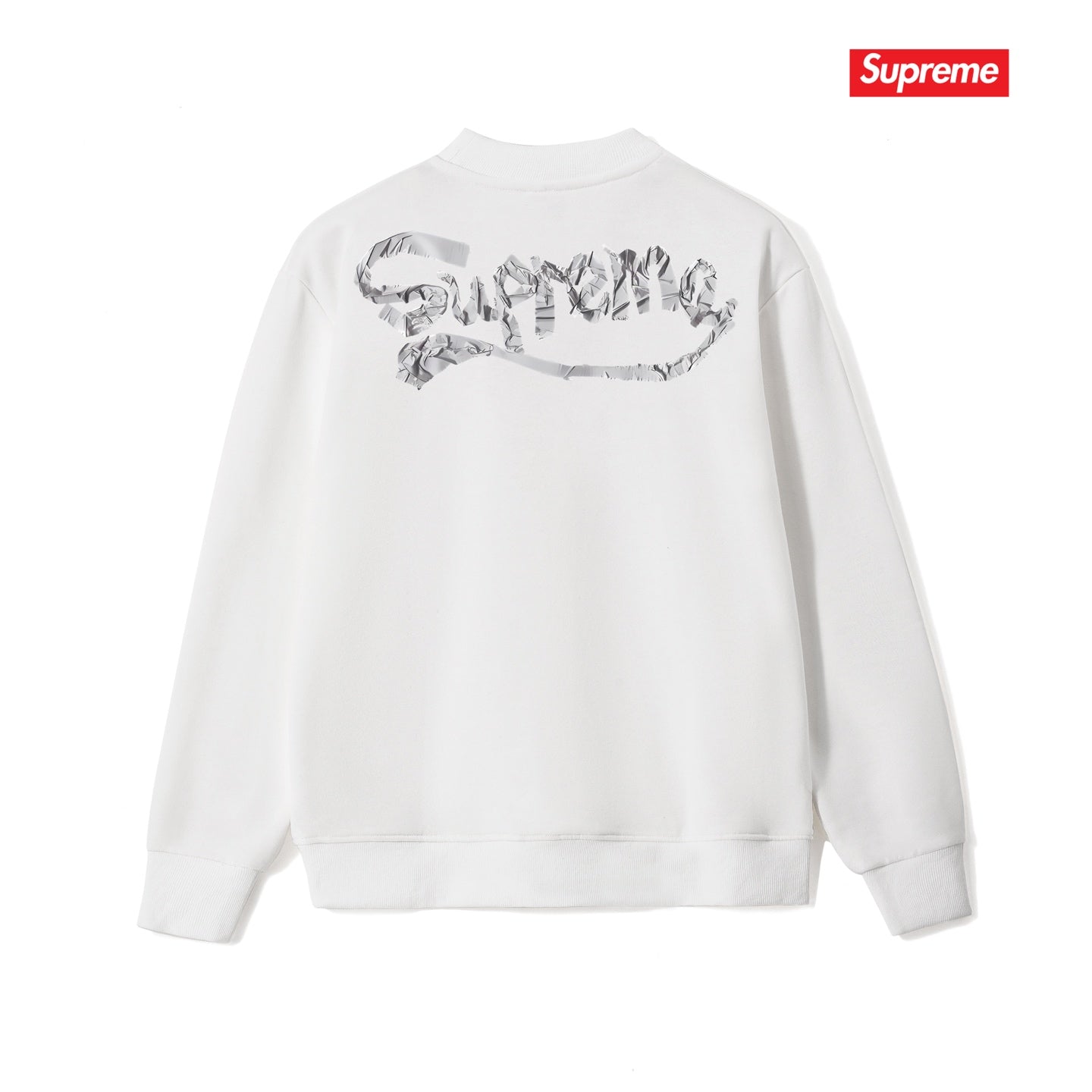 Logo Print Crewneck Sweatshirt THOM TREND