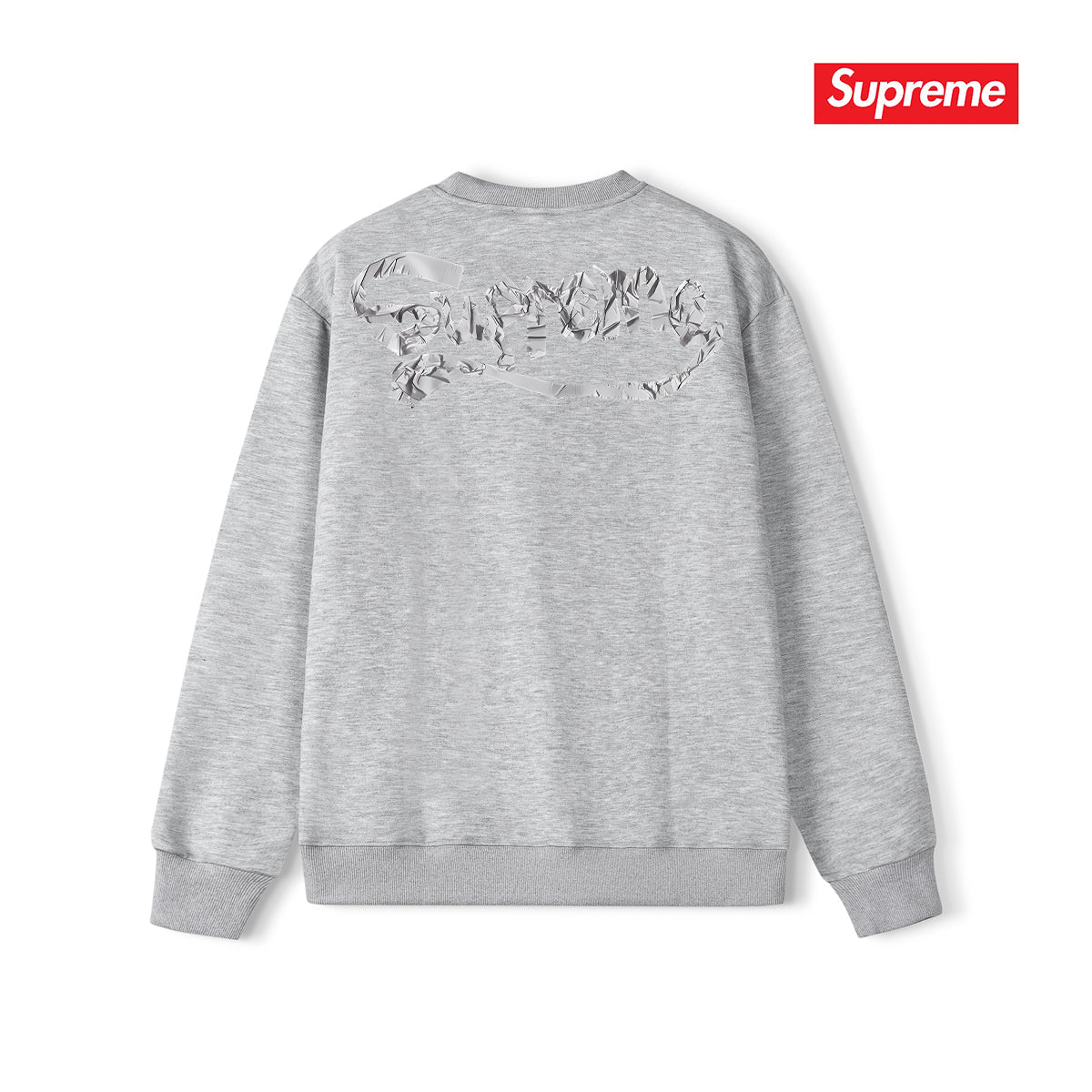Logo Print Crewneck Sweatshirt THOM TREND