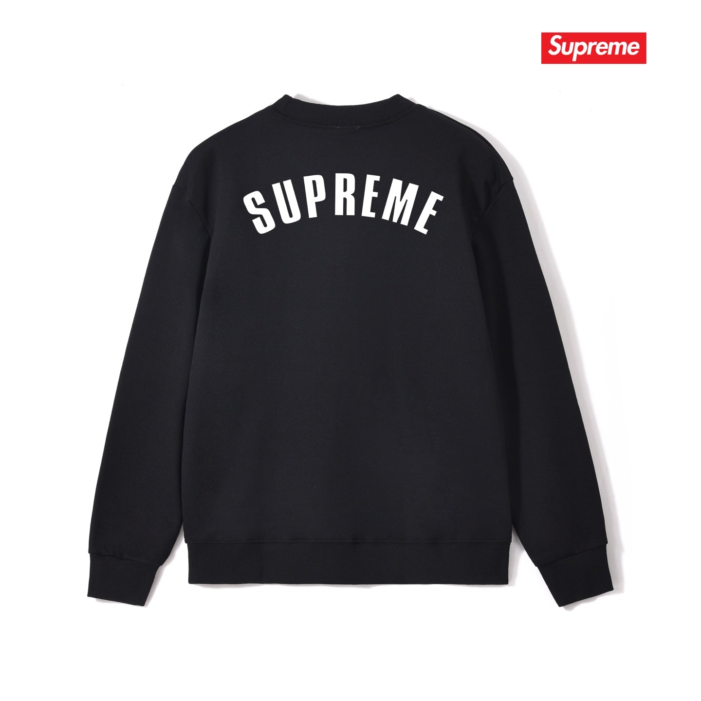 Cracked Logo Crew Neck Sweatshirt THOM TREND