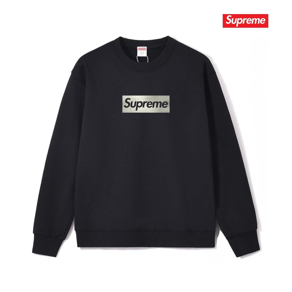 Solid Color Crew Neck Sweatshirt THOM TREND