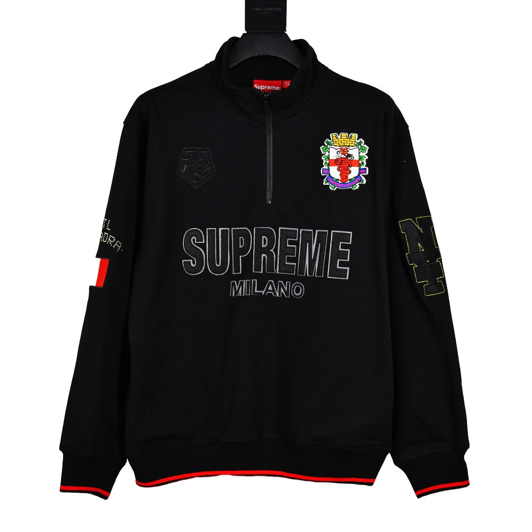 Supreme 22FW Milano Half-Zip Pullover Light Luxury Station