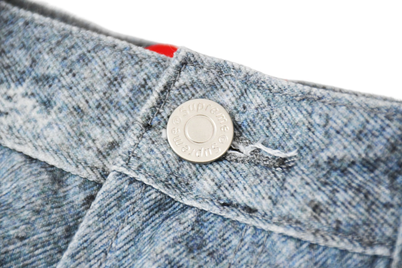 Supreme HJR Trompe L¡¯Oeil Loose Fit Jeans Light Luxury Station