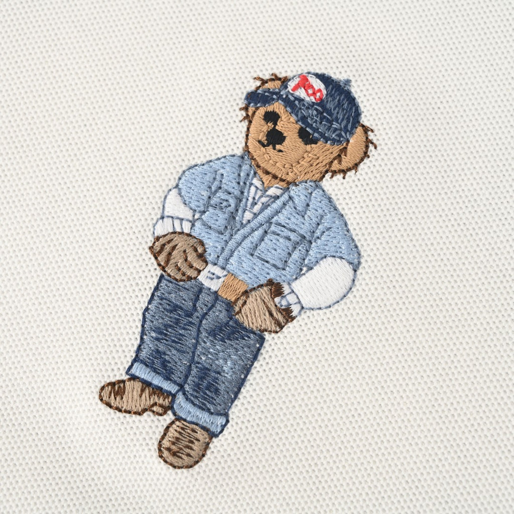 Ralph Lauren Men's Cartoon Bear Embroidered Polo Shirt