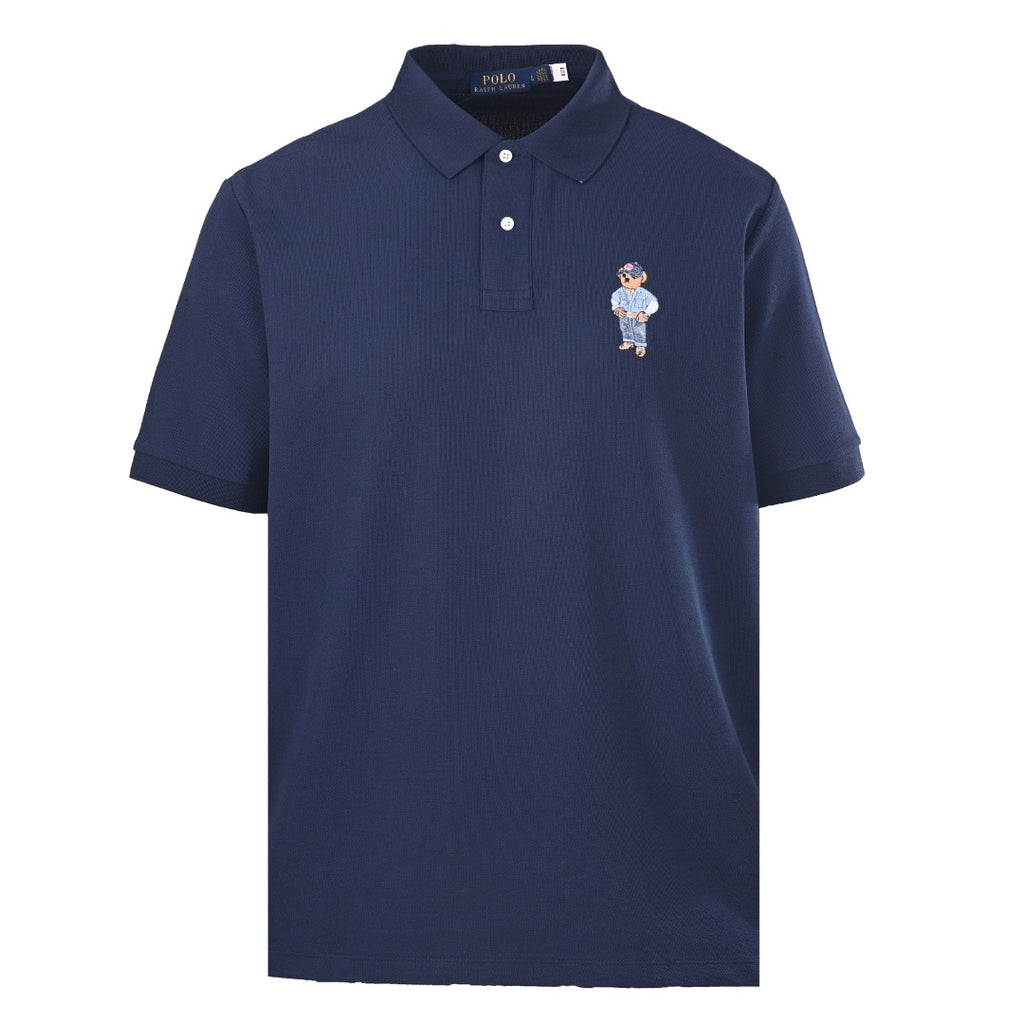 Ralph Lauren Men's Cartoon Bear Embroidered Polo Shirt