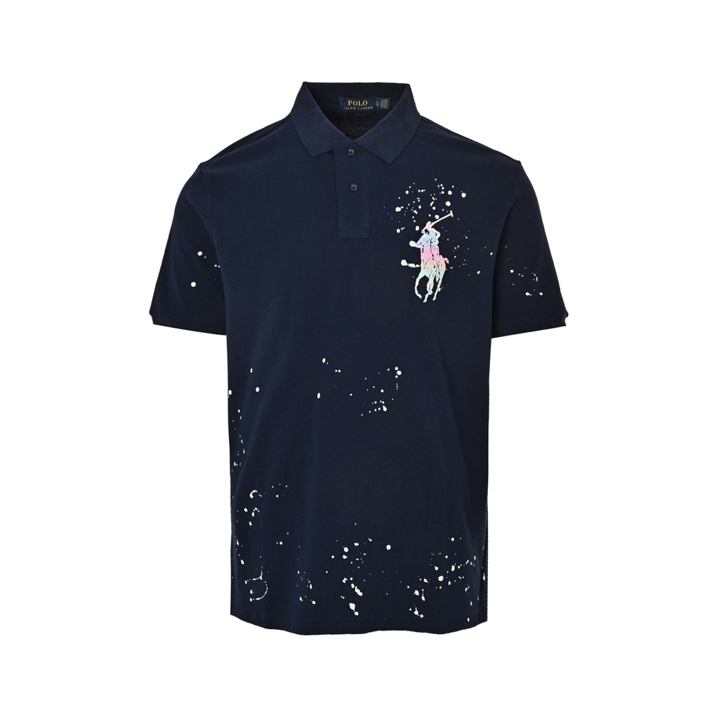 Ralph Lauren Men's Limited Edition Splatter Pony Polo Shirt