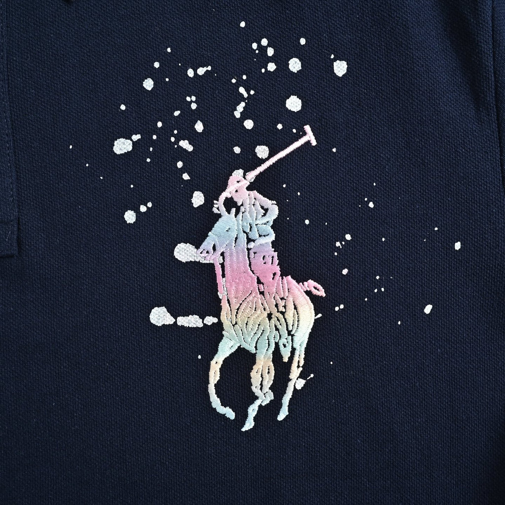 Ralph Lauren Men's Limited Edition Splatter Pony Polo Shirt