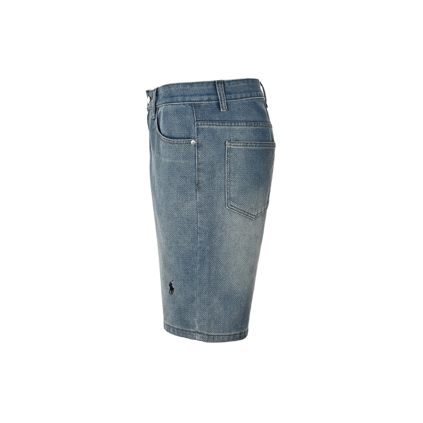 Ralph Lauren Pony Embroidered Denim Shorts