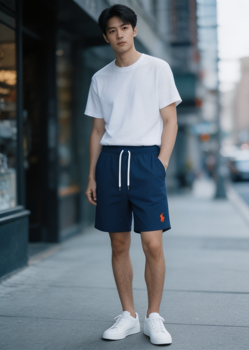Ralph Lauren Embroidered Quick-Dry Beach Shorts