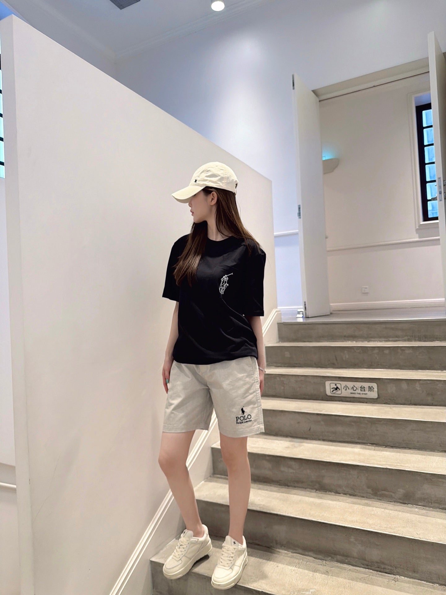 Ralph Lauren Pony Logo Lyocell Linen Casual Shorts