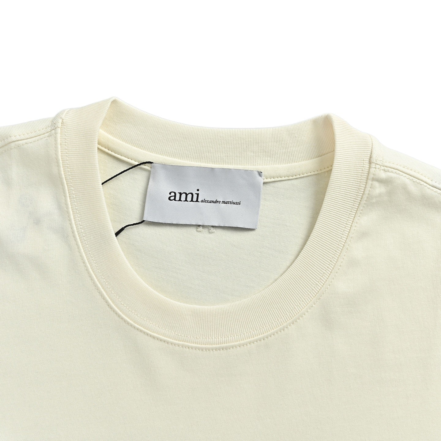 Letter Stripe Patch Short Sleeve Tee