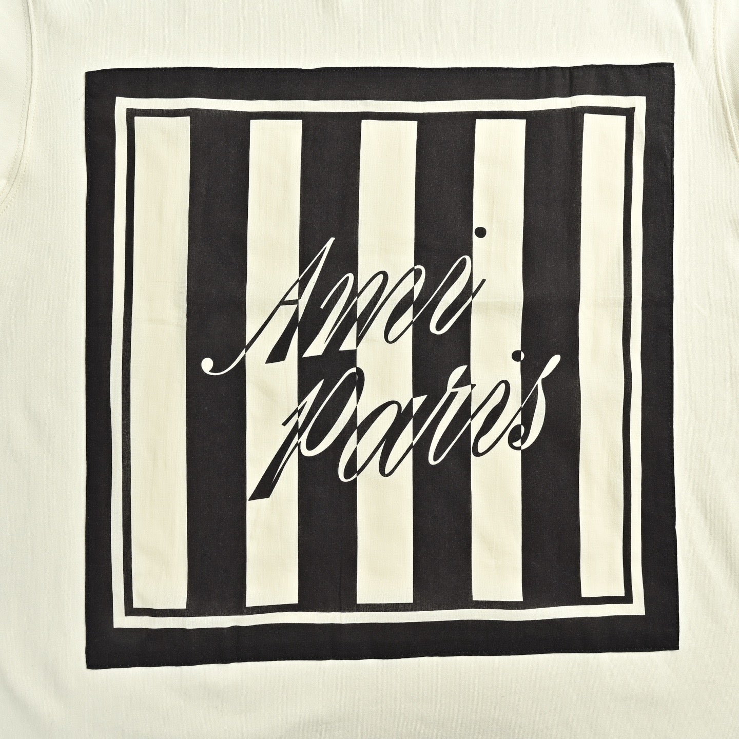 Letter Stripe Patch Short Sleeve Tee