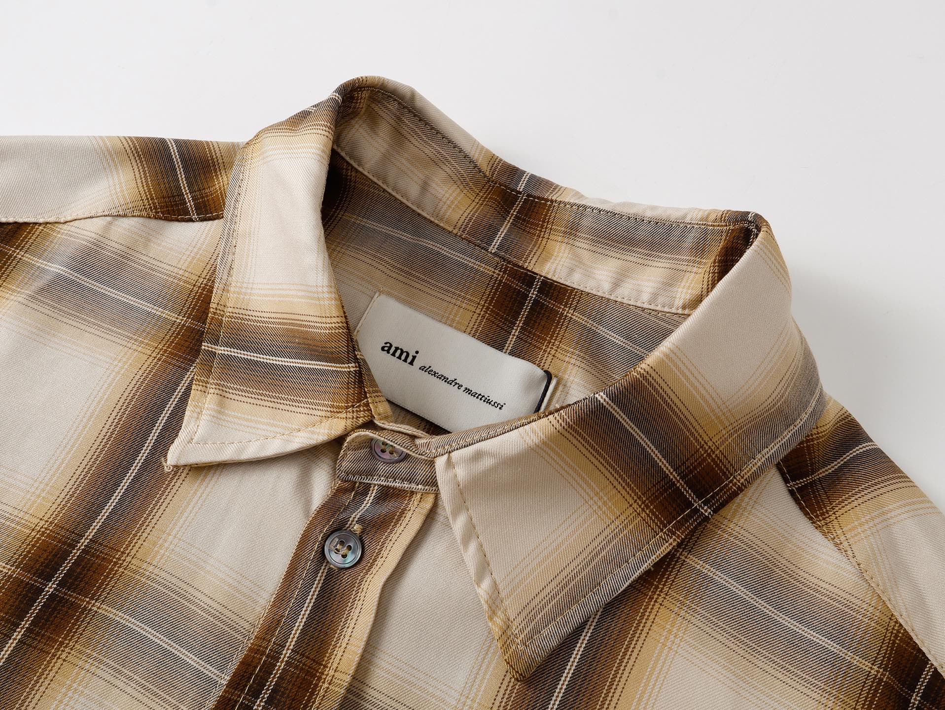 Plaid Relaxed Short Sleeve Shirt