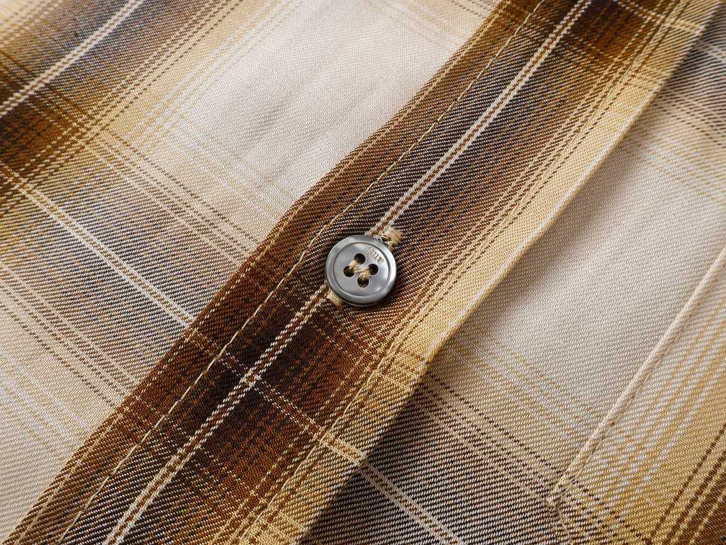 Plaid Relaxed Short Sleeve Shirt
