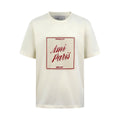 Vintage Flocked Print Short Sleeve Tee