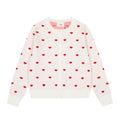 Heart Jacquard Knit Cardigan