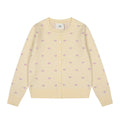 Heart Jacquard Knit Cardigan