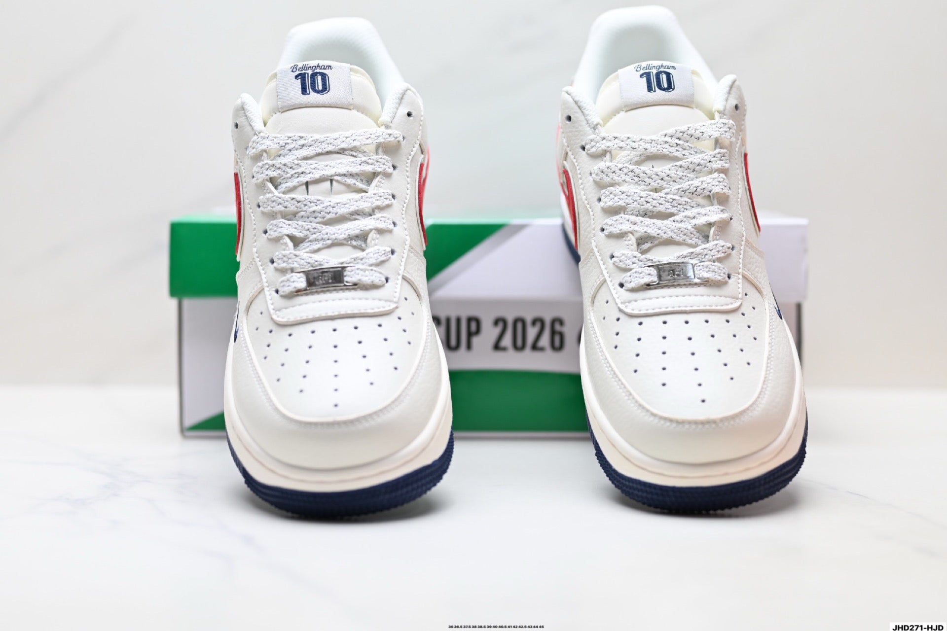 Nike Air Force 1 Low England Edition | White Red Classic Sneakers