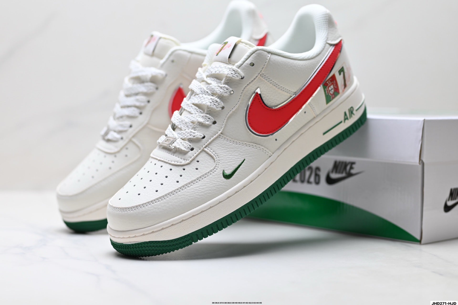 Nike Air Force 1 Low England Edition | White Red Classic Sneakers