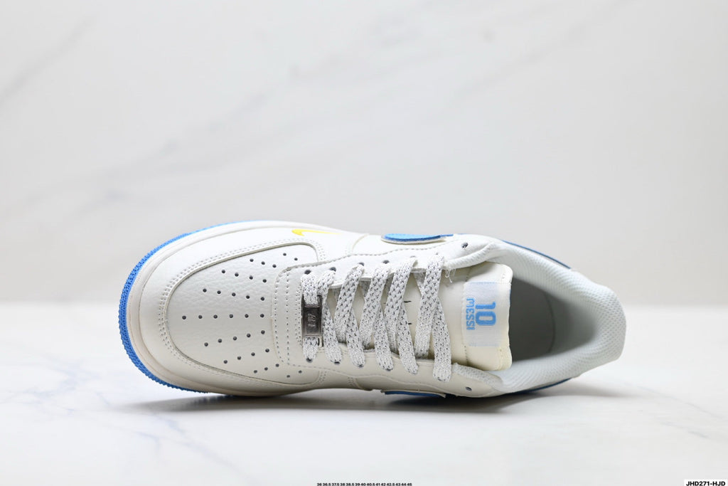 Nike Air Force 1 Low Sky Blue Edition | White Leather Sneakers