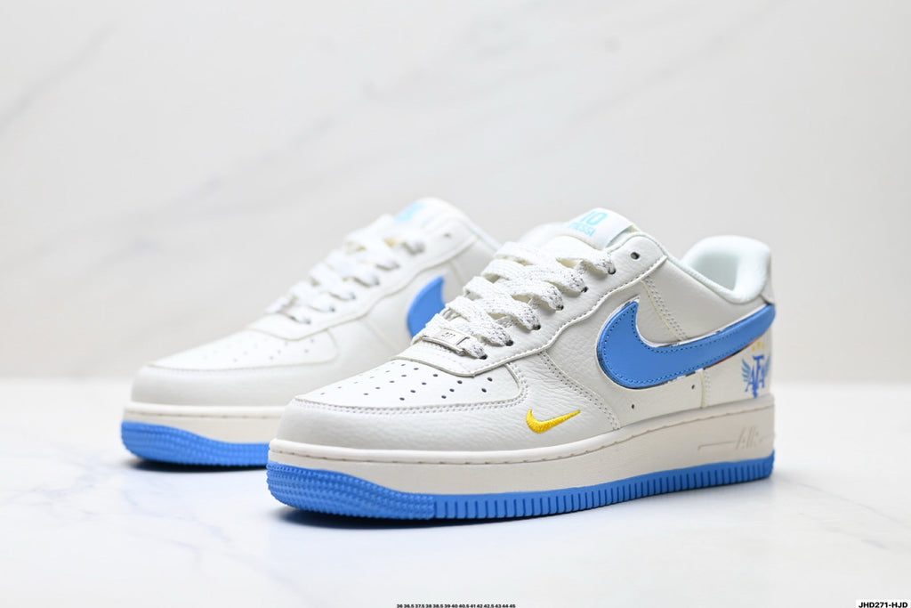 Nike Air Force 1 Low Sky Blue Edition | White Leather Sneakers