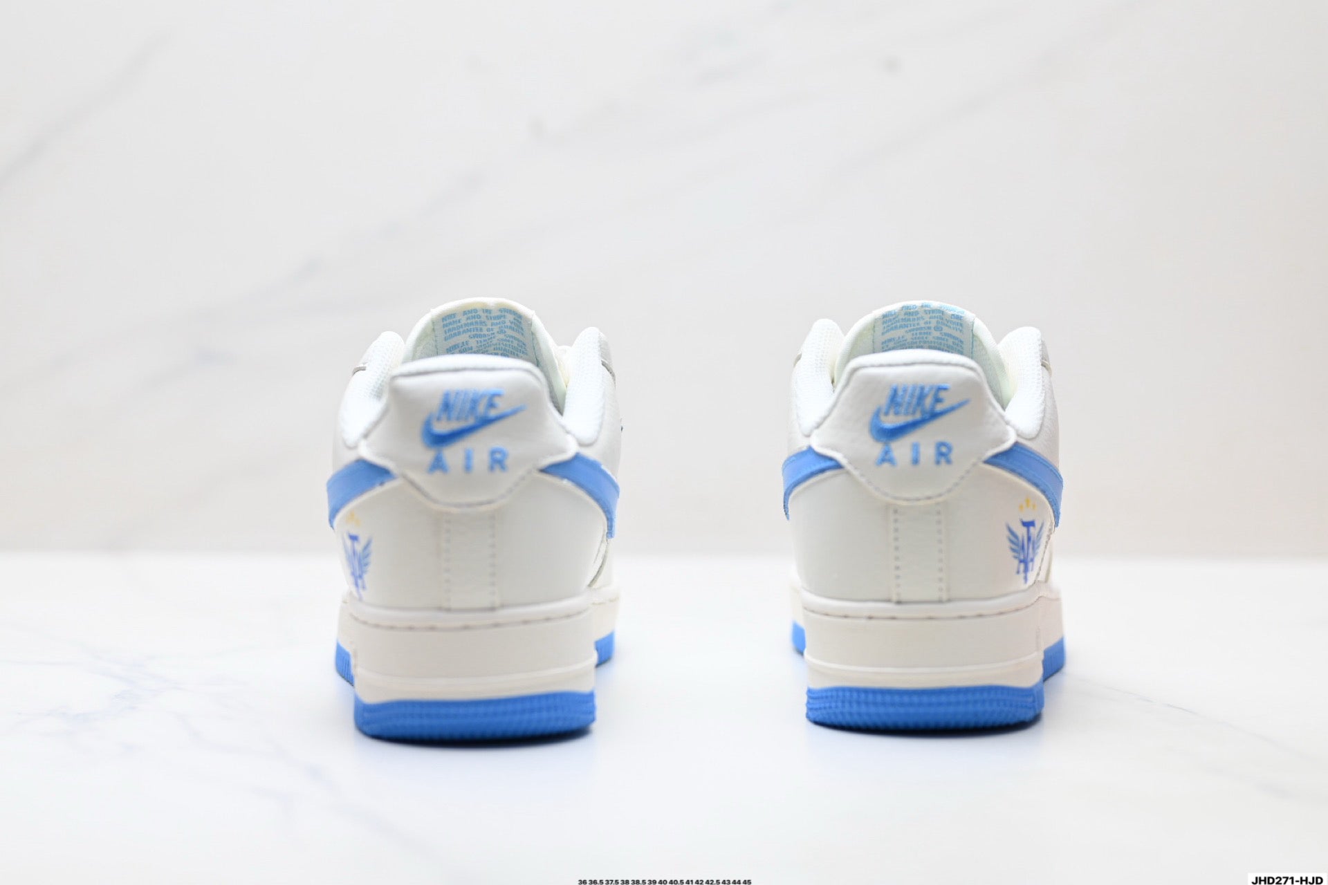 Nike Air Force 1 Low Sky Blue Edition | White Leather Sneakers