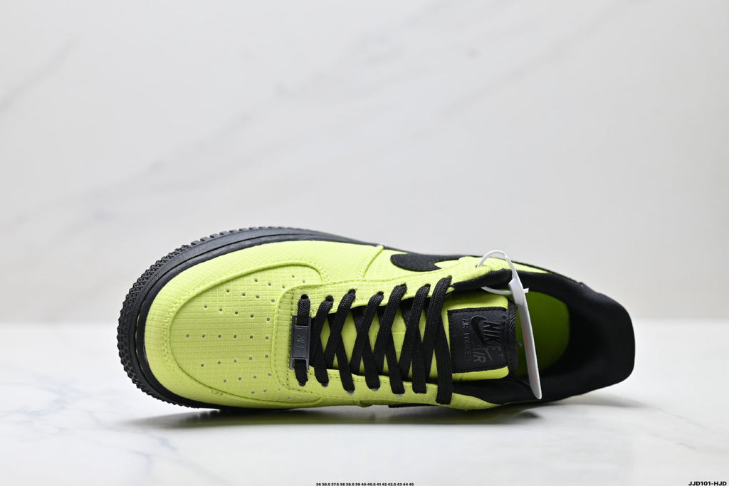 Nike Air Force 1 Low Utility | Volt Black Ripstop Sneakers
