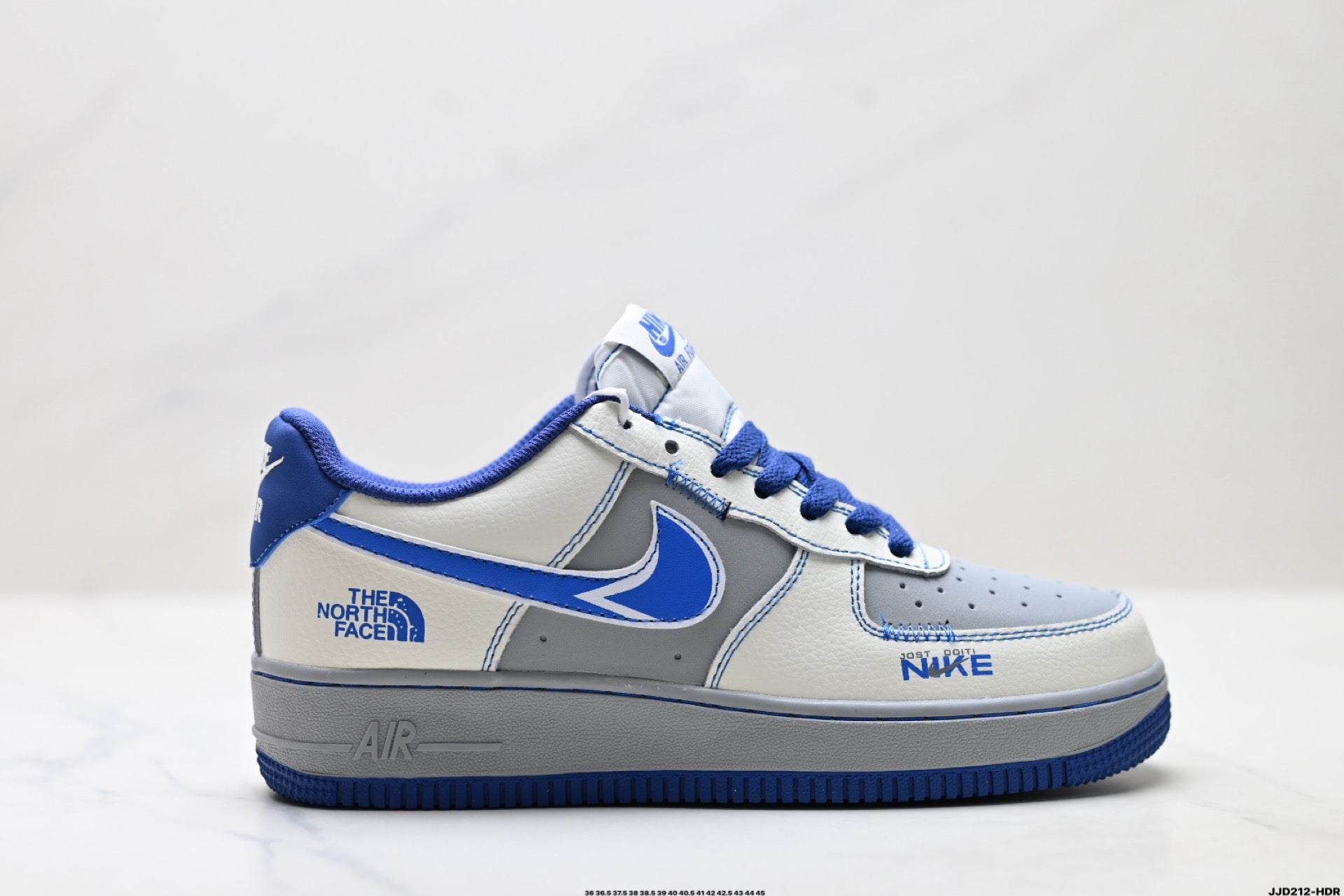 Nike Air Force 1 Low Blue & White Collection | Classic Leather Sneakers