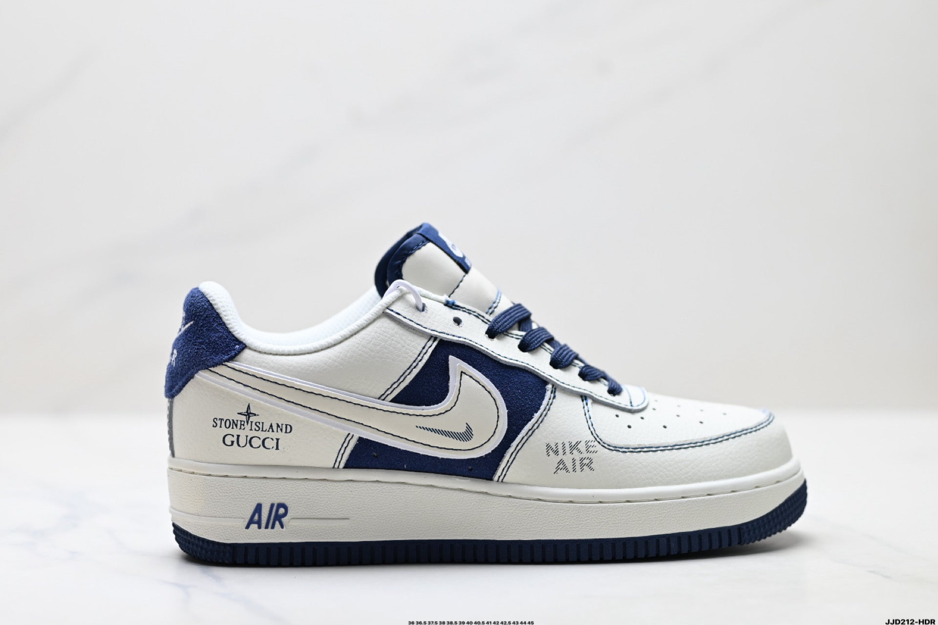 Nike Air Force 1 Low Blue & White Collection | Classic Leather Sneakers