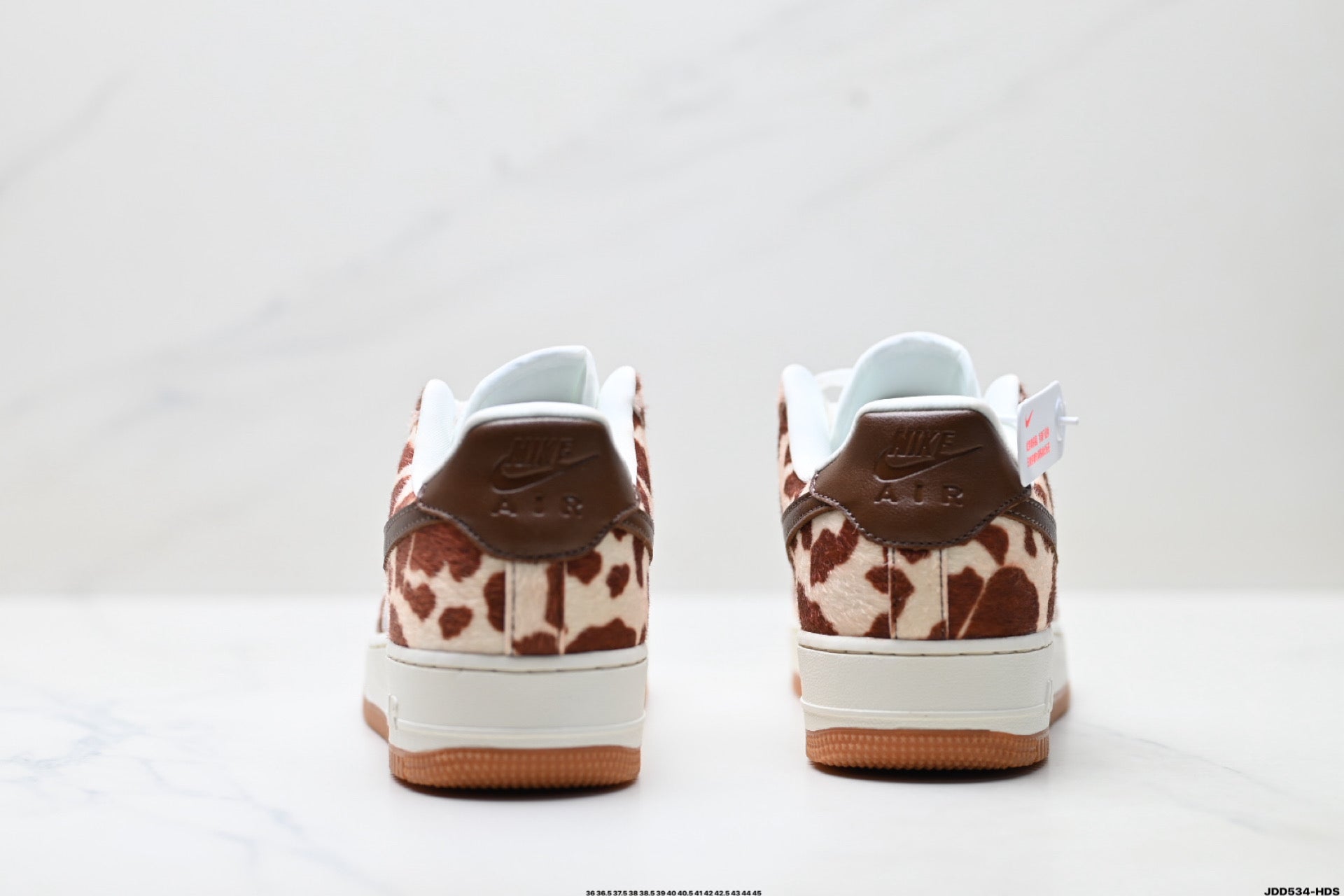 Nike Air Force 1 Low Cow Print | Brown Leather Sneakers
