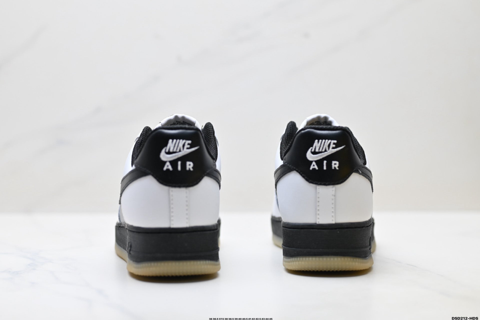 Nike Air Force 1 Low White Black Gum | Leather Sneakers