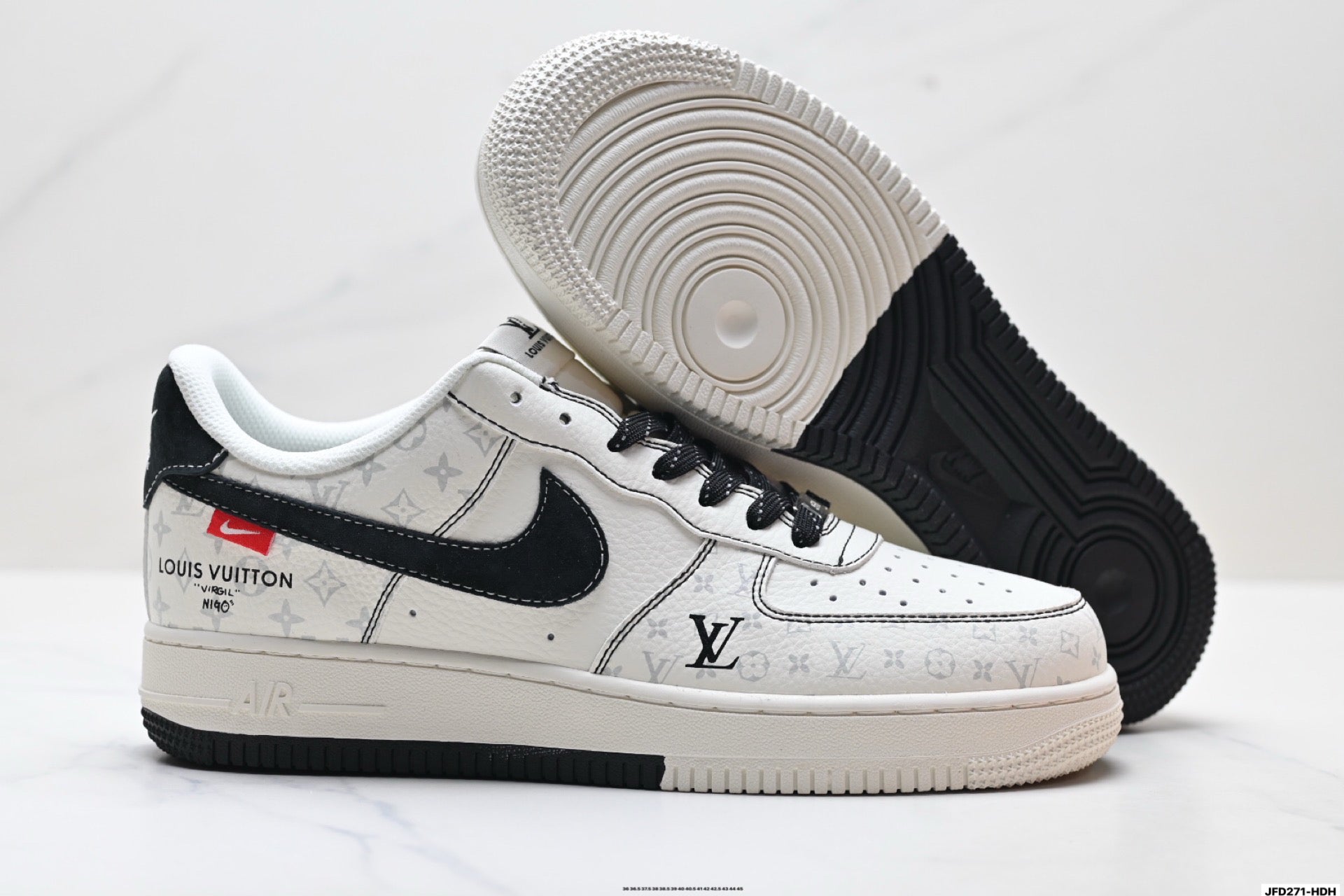 Nike Air Force 1 Low Monogram Style | Premium Leather Sneakers
