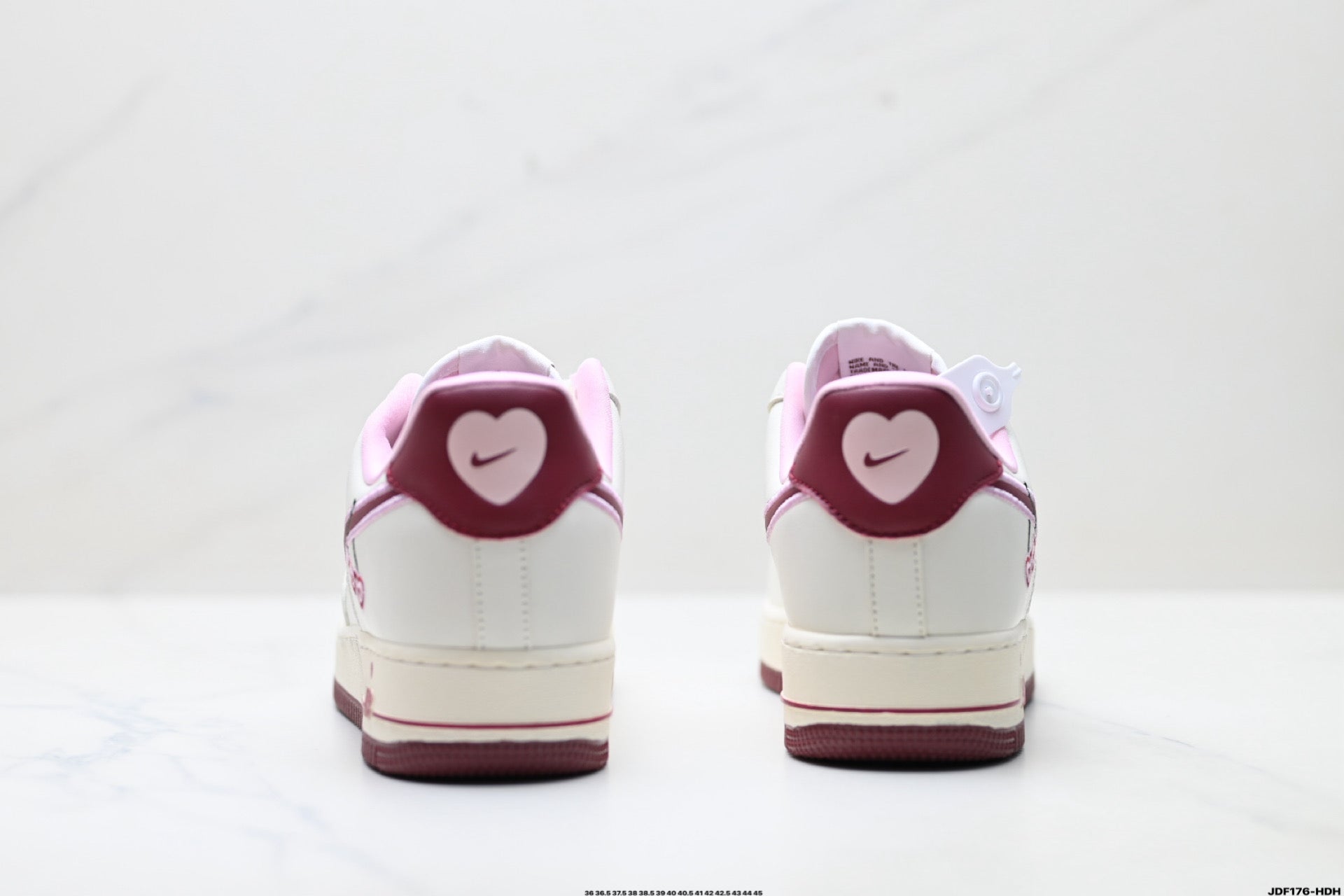 Nike Air Force 1 Low Cherry Embroidery | White Cherry Red Leather Sneakers