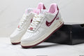 Nike Air Force 1 Low Cherry Embroidery | White Cherry Red Leather Sneakers