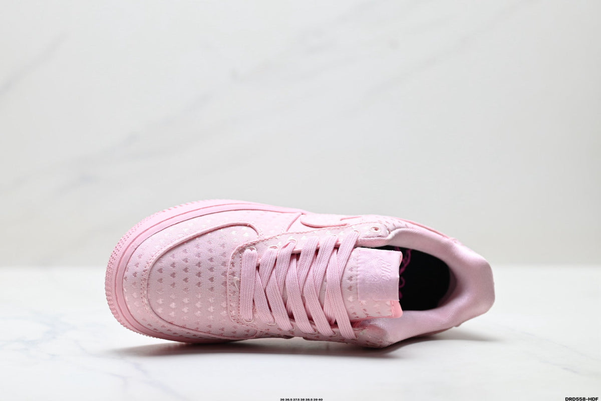 Nike Air Force 1 Low Blush Pink | Jacquard Leather Sneakers