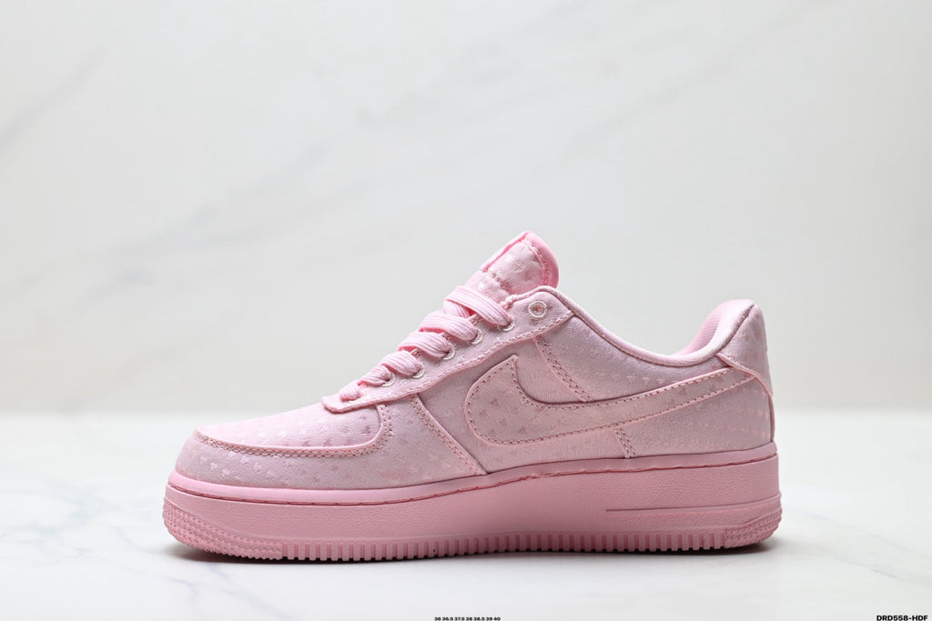 Nike Air Force 1 Low Blush Pink | Jacquard Leather Sneakers