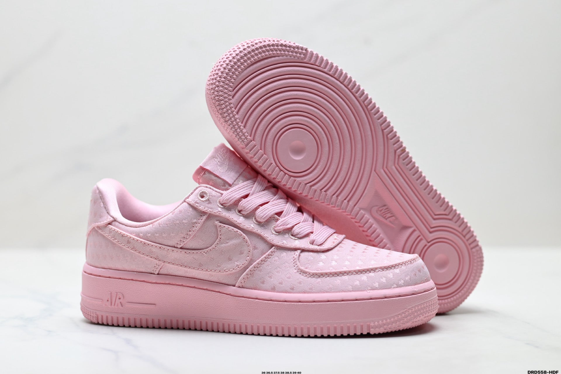 Nike Air Force 1 Low Blush Pink | Jacquard Leather Sneakers