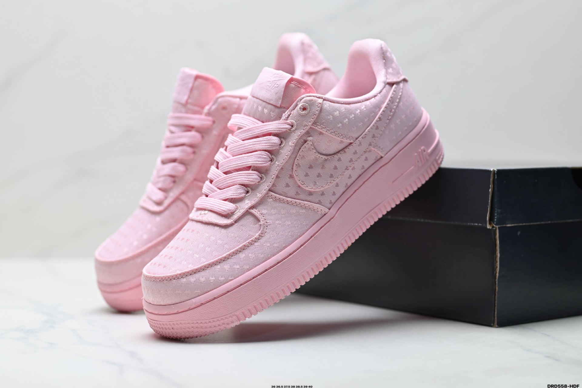 Nike Air Force 1 Low Blush Pink | Jacquard Leather Sneakers