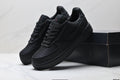 Nike Air Force 1 Low Triple Black | Jacquard Leather Sneakers