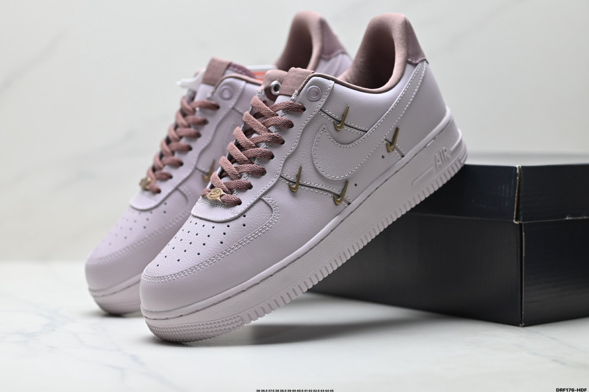 Nike Air Force 1 Low Mini Swoosh Collection | Premium Leather Sneakers