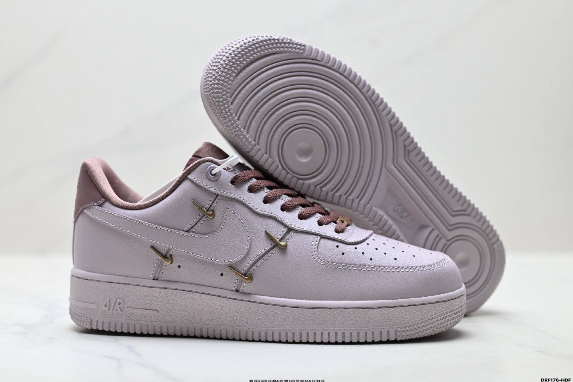 Nike Air Force 1 Low Mini Swoosh Collection | Premium Leather Sneakers