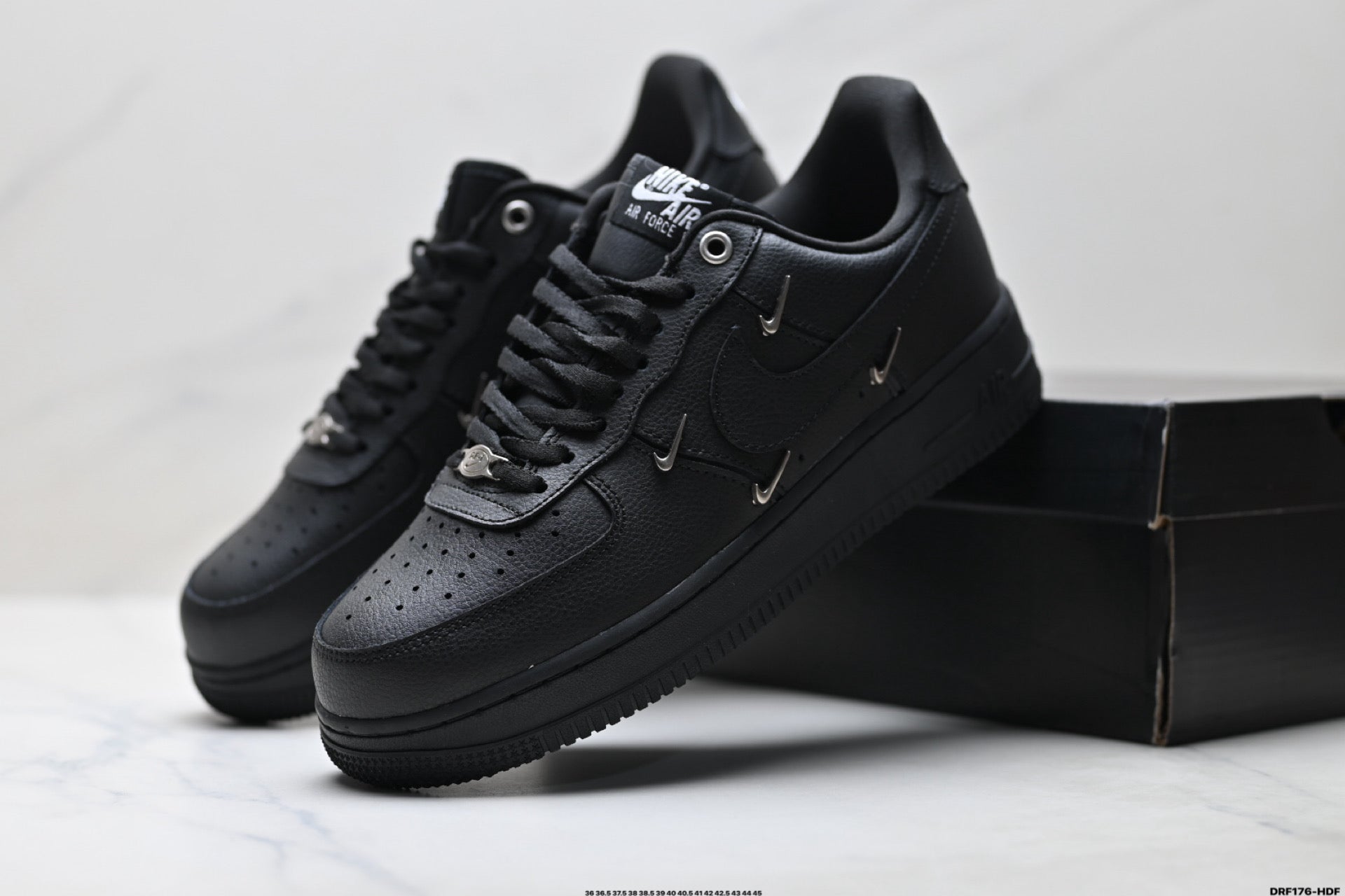 Nike Air Force 1 Low Mini Swoosh Collection | Premium Leather Sneakers