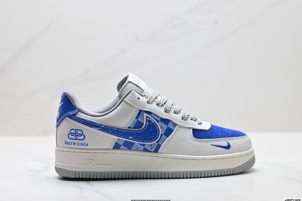 Nike Air Force 1 Low Graphic Check Collection | Premium Leather Sneakers