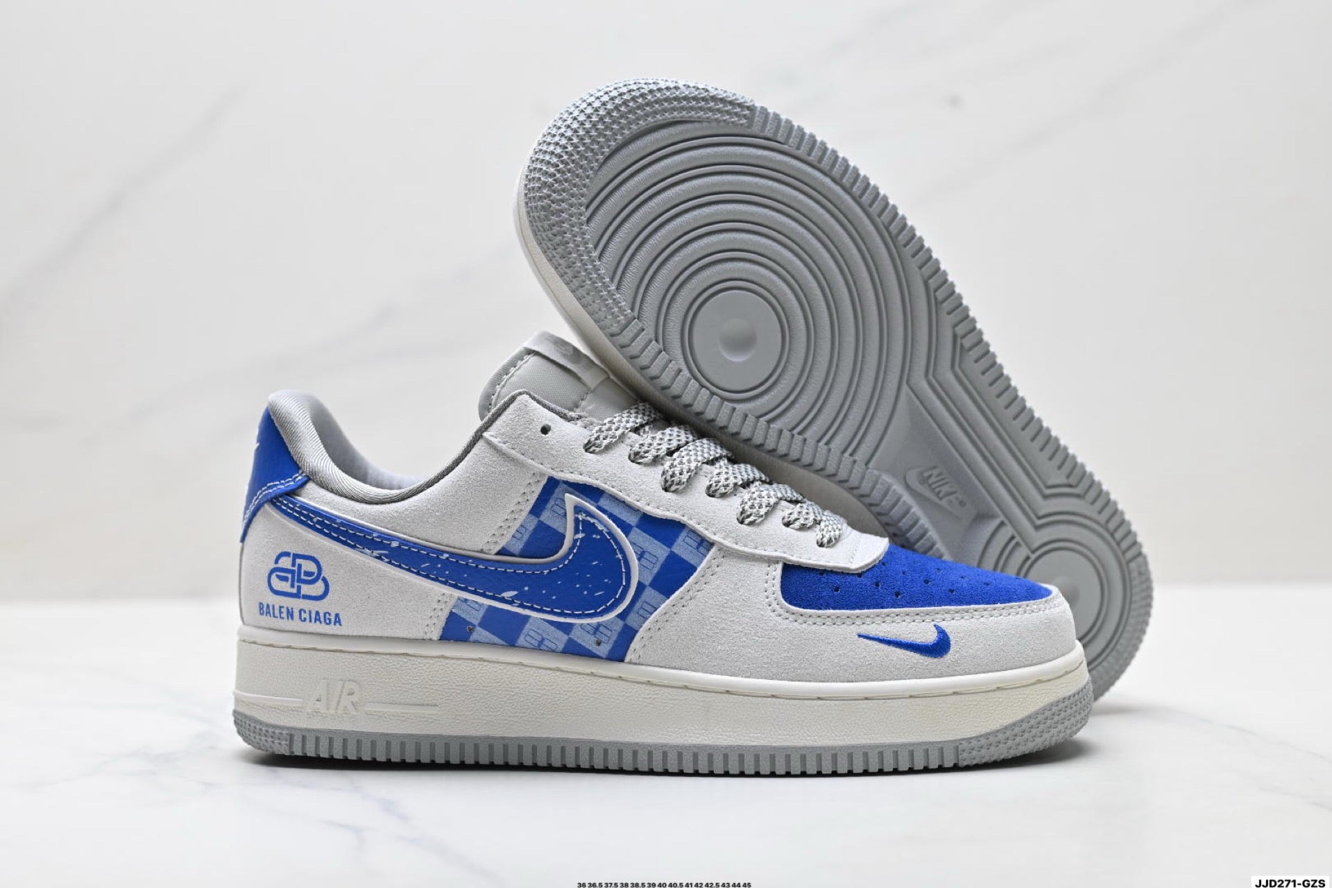 Nike Air Force 1 Low Graphic Check Collection | Premium Leather Sneakers