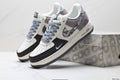 Nike Air Force 1 Low Outdoor Graphic | Grey White Leather Sneakers