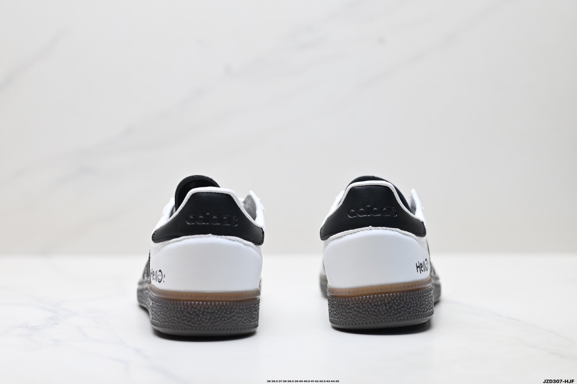 Adidas Originals Spezial White Black Gum Leather Sneakers
