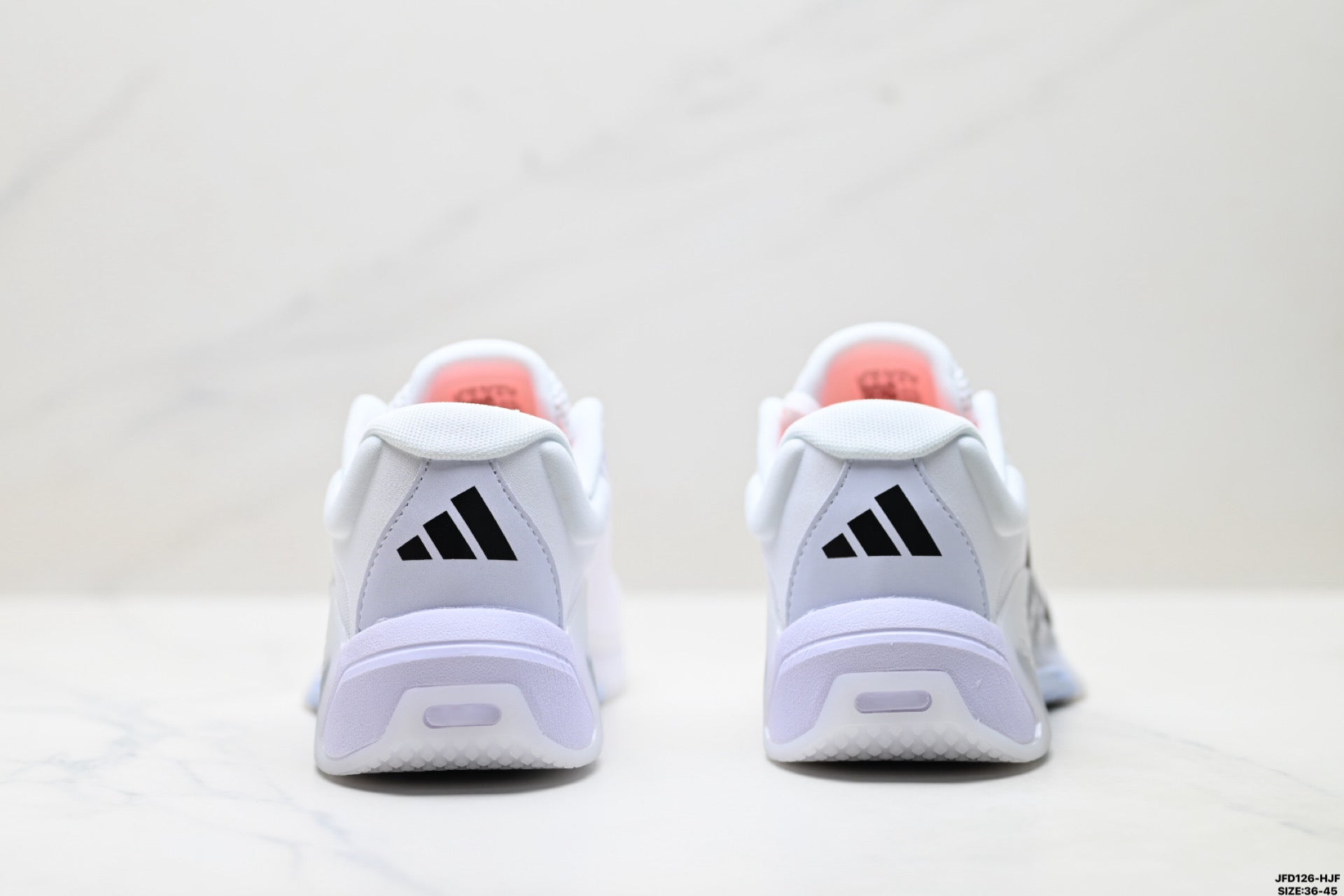 Adidas Lightweight White Athletic Training Shoes