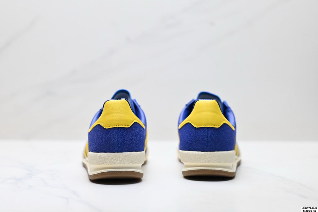 Adidas Jeans Classic Suede Sneakers – Blue Yellow Casual Lifestyle Shoes